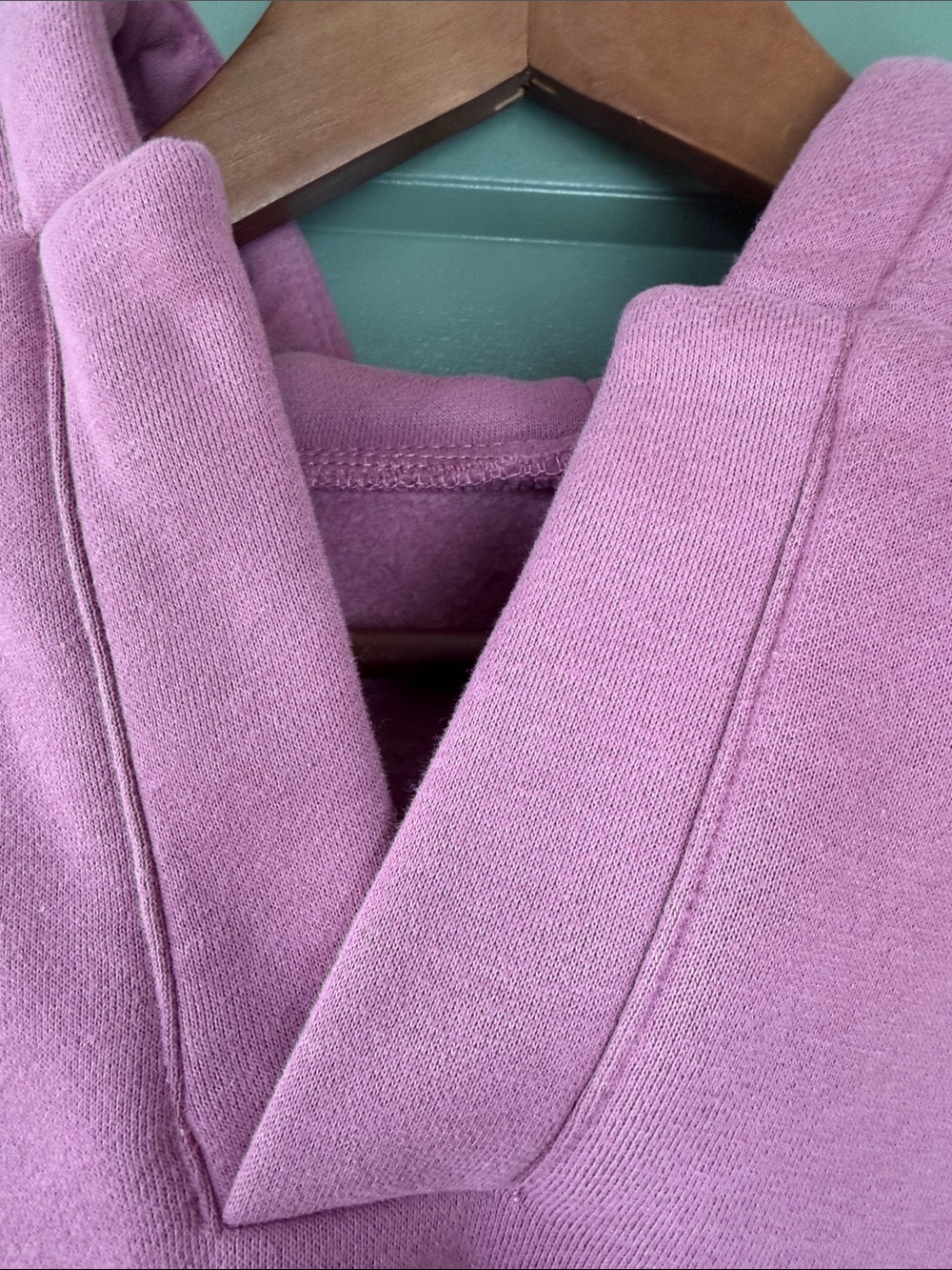 Women’s Dusty Rose Hooded Sweatshirt Size Large - Picture 2 of 10
